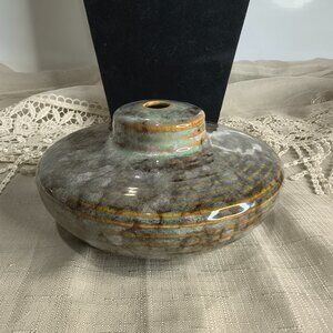 Glazed Pottery Oil Lamp